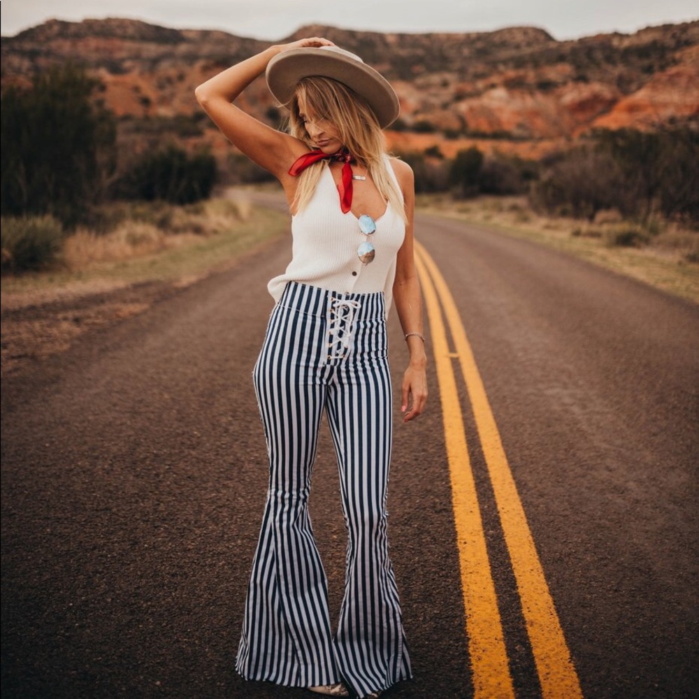 Show Me Your Mumu Nautical Stripe Berkeley Bells
